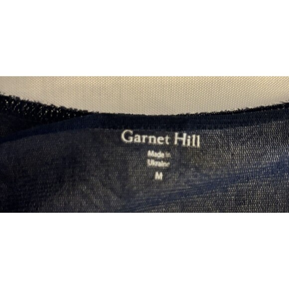 GARNET HILL Pullover Tencel Dress Size Medium Pockets Stretch Sleeveless Casual - Picture 3 of 13